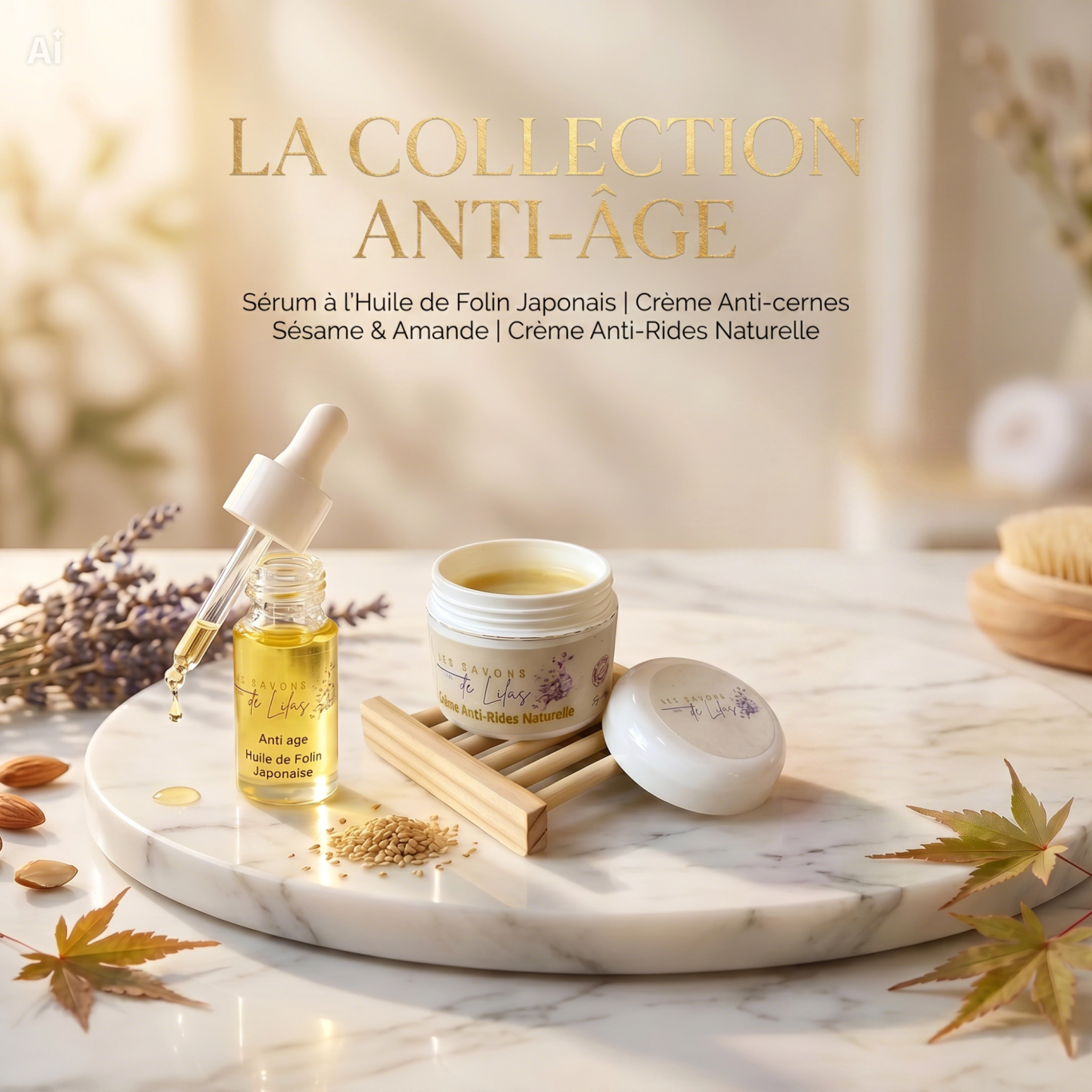 Notre collection de crèmes et sérum naturelles